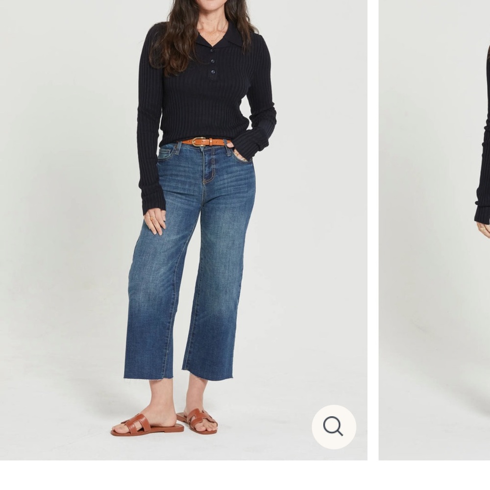 Oliver Logan Aberdeen High Rise Wide Leg Crop